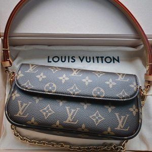 LOUIS VUITTON IVY BAGUETTE HAND-HELD SHOULDER BAG REGULAR WOMEN'S BROWN